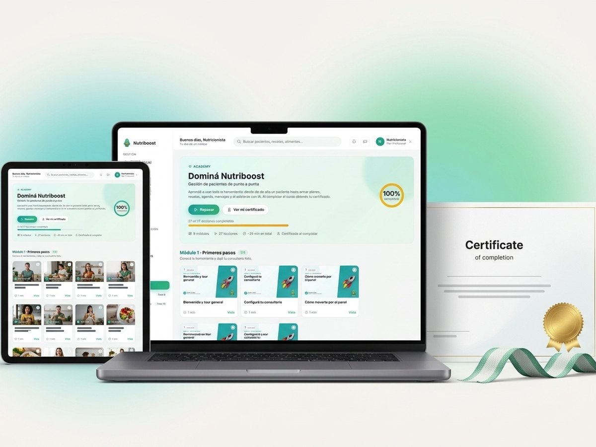 Academy con certificado